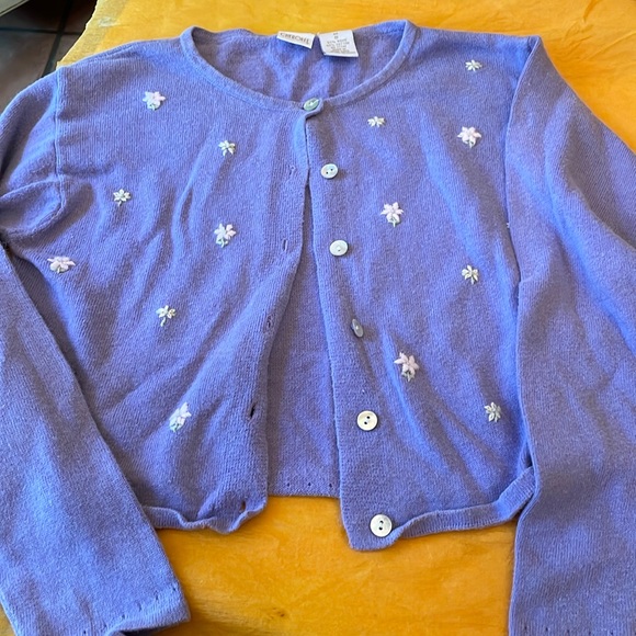 Girls cardigan twin set - Picture 1 of 5